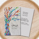 Search for the tree of life business cards Therapist