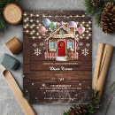 Search for gingerbread baby shower invitations Rustic