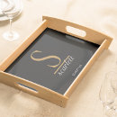 Search for gold serving trays Simple minimalist