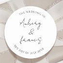 Search for envelopes stickers Elegant simple rustic