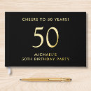 Search for 50th birthday guest books Modern