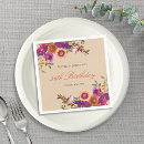 Search for fall birthday napkins Elegant