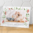 Search for watercolor holiday cards Red and green