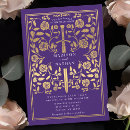 Search for purple and gold wedding invitations Flowers