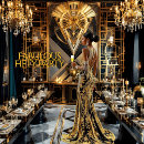 Search for african american invitations Gold