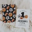 Search for sports birthday invitations Boys