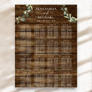 Search for wood wedding seating charts Eucalyptus