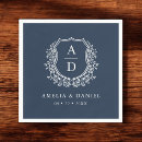 Search for navy blue wedding napkins Minimalist