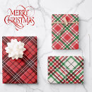 Search for plaid christmas wrapping paper Coordinating
