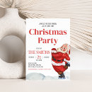 Search for vintage invitations Santa claus