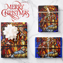 Search for stained glass wrapping paper Jesus