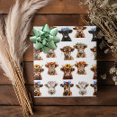 Search for cow wrapping paper Highland cow baby