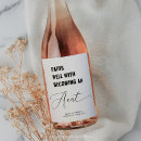 Search for aunt to be wine labels Pairs well with