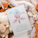 Search for ice cream gender reveal invitations He or she