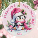 Search for girly ornaments First christmas