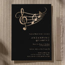 Search for music note invitations Modern