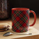 Search for green mugs Plaid pattern