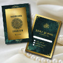 Search for islamic green invitations Flourish swirl gilded