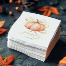 Search for pumpkin napkins Little pumpkin baby shower