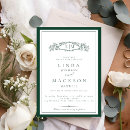 Search for wreath wedding invitations Typography