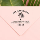 Search for tropical return address rubber stamps Palm tree
