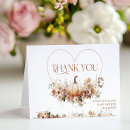 Search for pumpkin baby shower thank you cards Fall in love