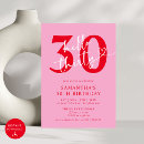 Search for 30th birthday invitations Typography