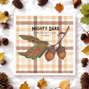 Search for brown plaid napkins Fall baby shower