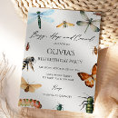 Search for insect birthday invitations Buzz hop crawl