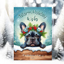 Search for french bulldog christmas cards Frenchie