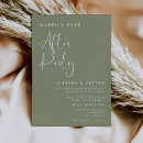 Search for happily ever after invitations Reception only