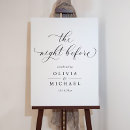 Search for rehearsal dinner wedding signs Modern