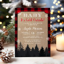 Search for buffalo plaid invitations Red