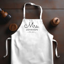 Search for mr and mrs aprons Bride