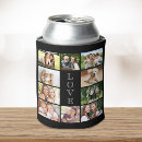 Search for photo collage can coolers Black