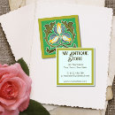 Search for art nouveau business cards Green
