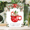 Search for hot chocolate bar signs Christmas bridal shower