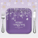 Search for purple christmas plates Modern
