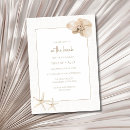 Search for elegant beach wedding invitations Seashell