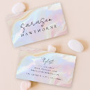 Search for opal business cards Esthetician