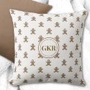 Search for gingerbread man pillows Festive
