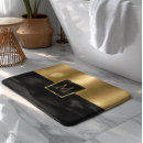 Search for black and gold bath mats Elegant