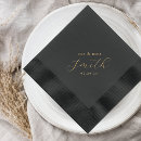 Search for gold foil wedding napkins Modern