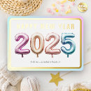 Search for happy new year holiday cards Colorful