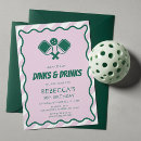 Search for pickleball birthday invitations Retro