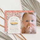 Search for floral 1st birthday invitations Baby girl