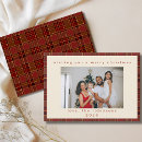 Search for plaid christmas cards Trendy