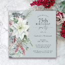 Search for elegant 75th birthday invitations Floral
