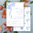 Search for something blue invitations Elegant
