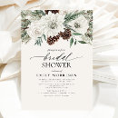 Search for winter bridal shower invitations Elegant calligraphy script